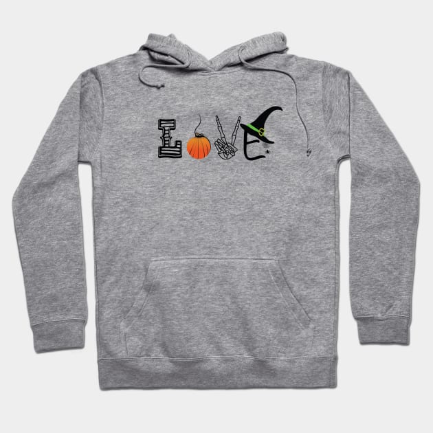 Love Halloween Hoodie by digitaldoodlers